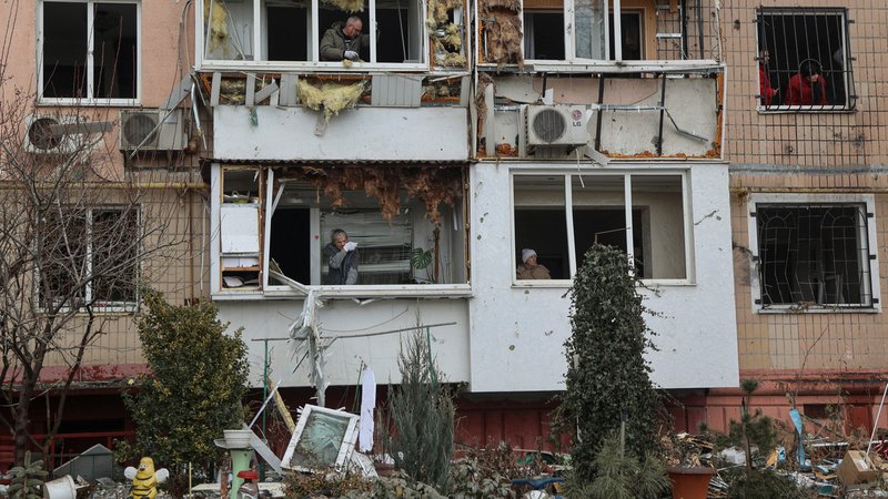 Zerstörtes Haus in Saporischschja | Bild: Reuters Zerstörtes Haus in Saporischschja
