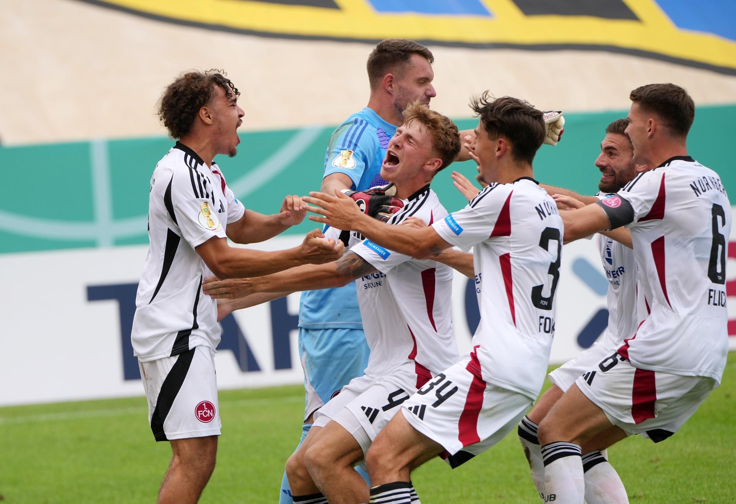 Jubel beim 1. FC Nürnberg