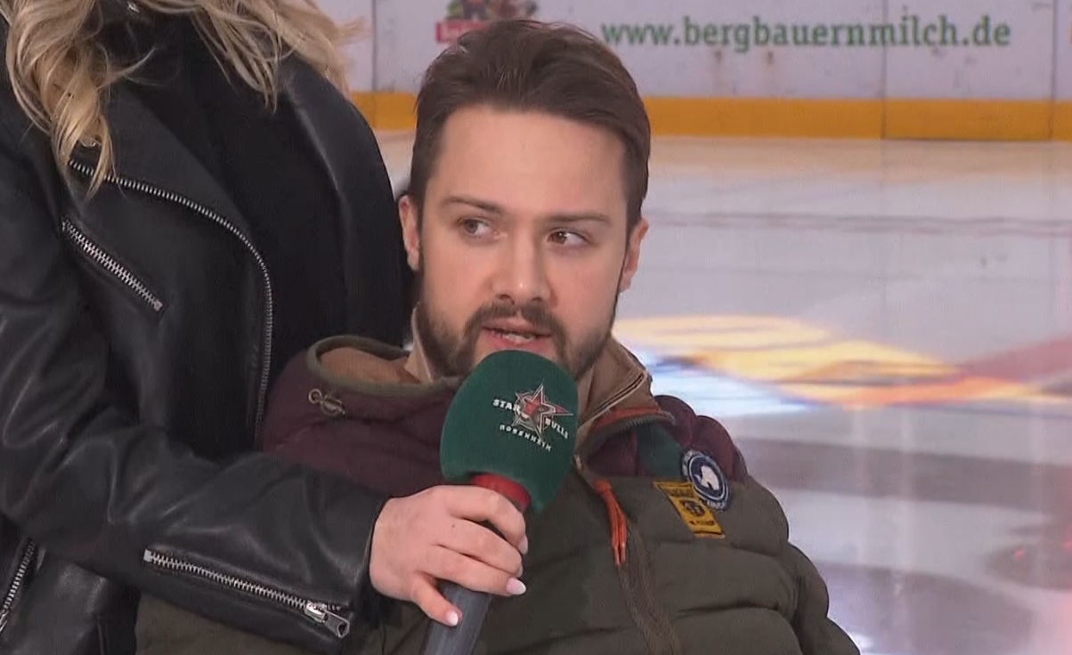 Mike Glemser zurück auf dem Eis