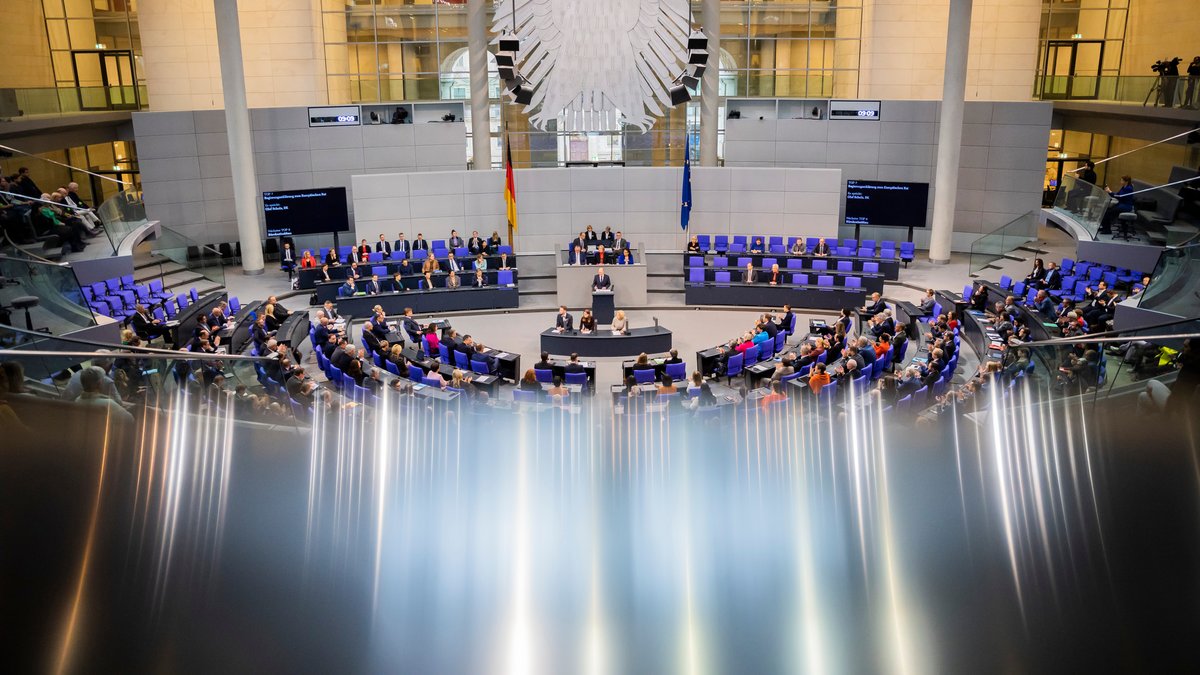 Der Bundestag von innen.