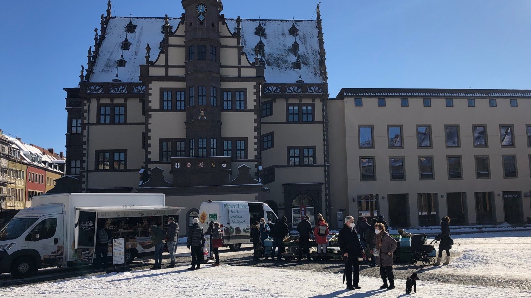 Wochenmarkt in Schweinfurt