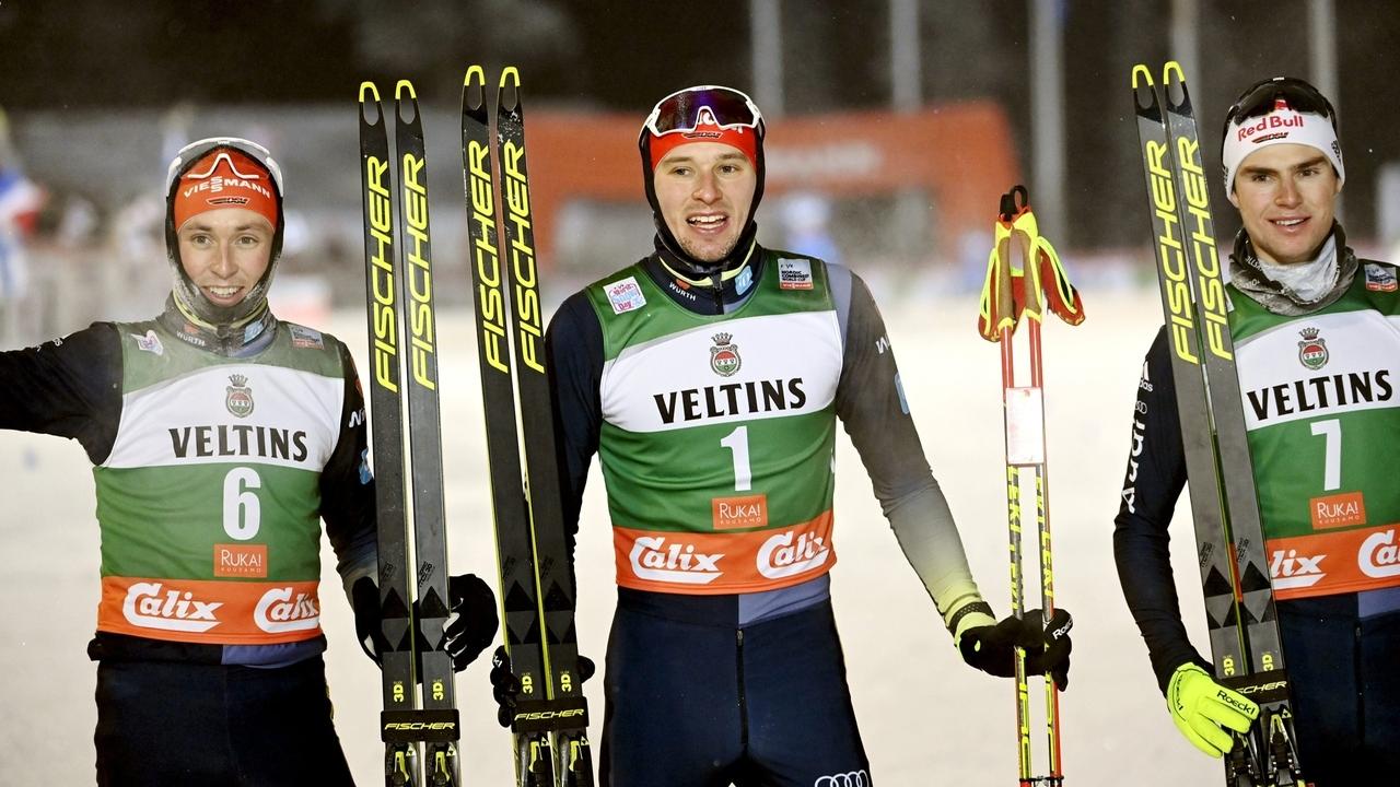 Nordische Kombination Deutscher Dreifacherfolg in Ruka