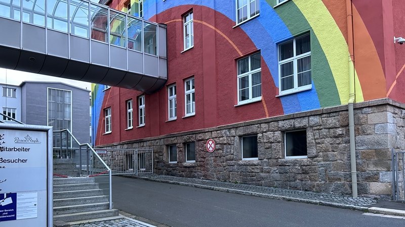 Das Rosenthal-Gebäude in Selb. | Bild: BR/Christoph Röder Das Rosenthal-Gebäude in Selb.