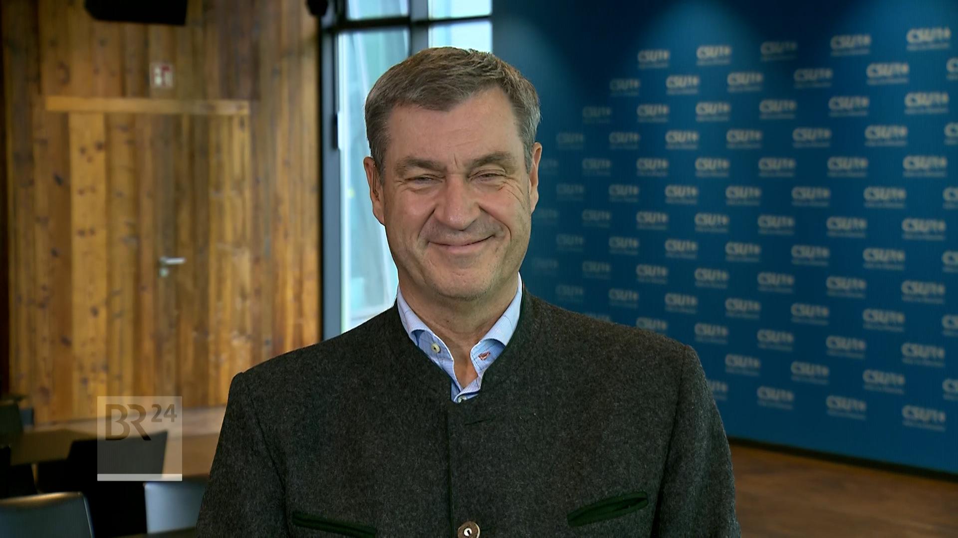 Gespräch mit Markus Söder, CSU-Chef, zu einem Jahr CSU in Bundesregierung