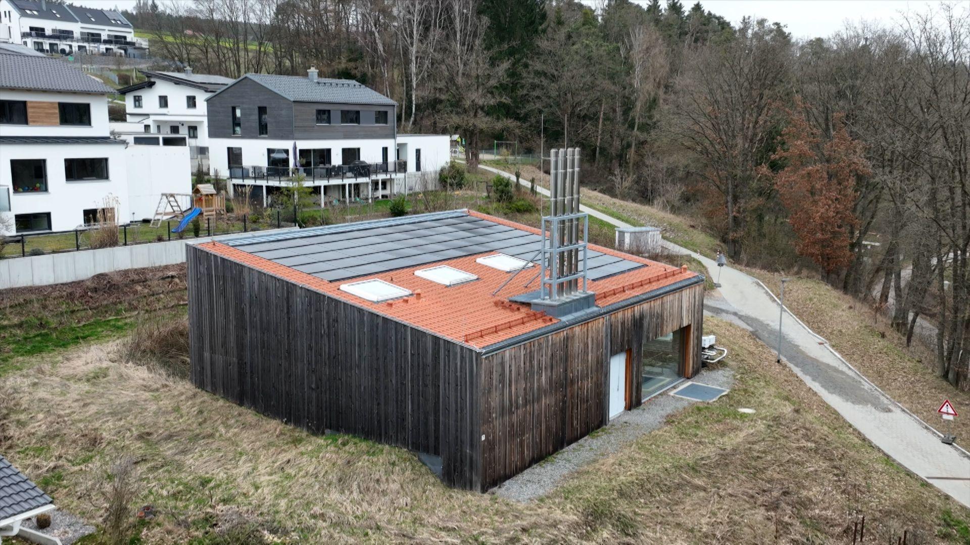 Das Heizkraftwerk in Wenzenbach.