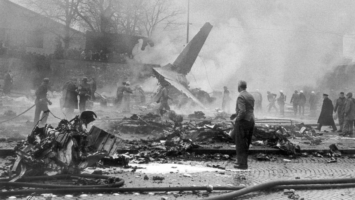 Vor 60 Jahren: Ein Flugzeugabsturz erschüttert München 