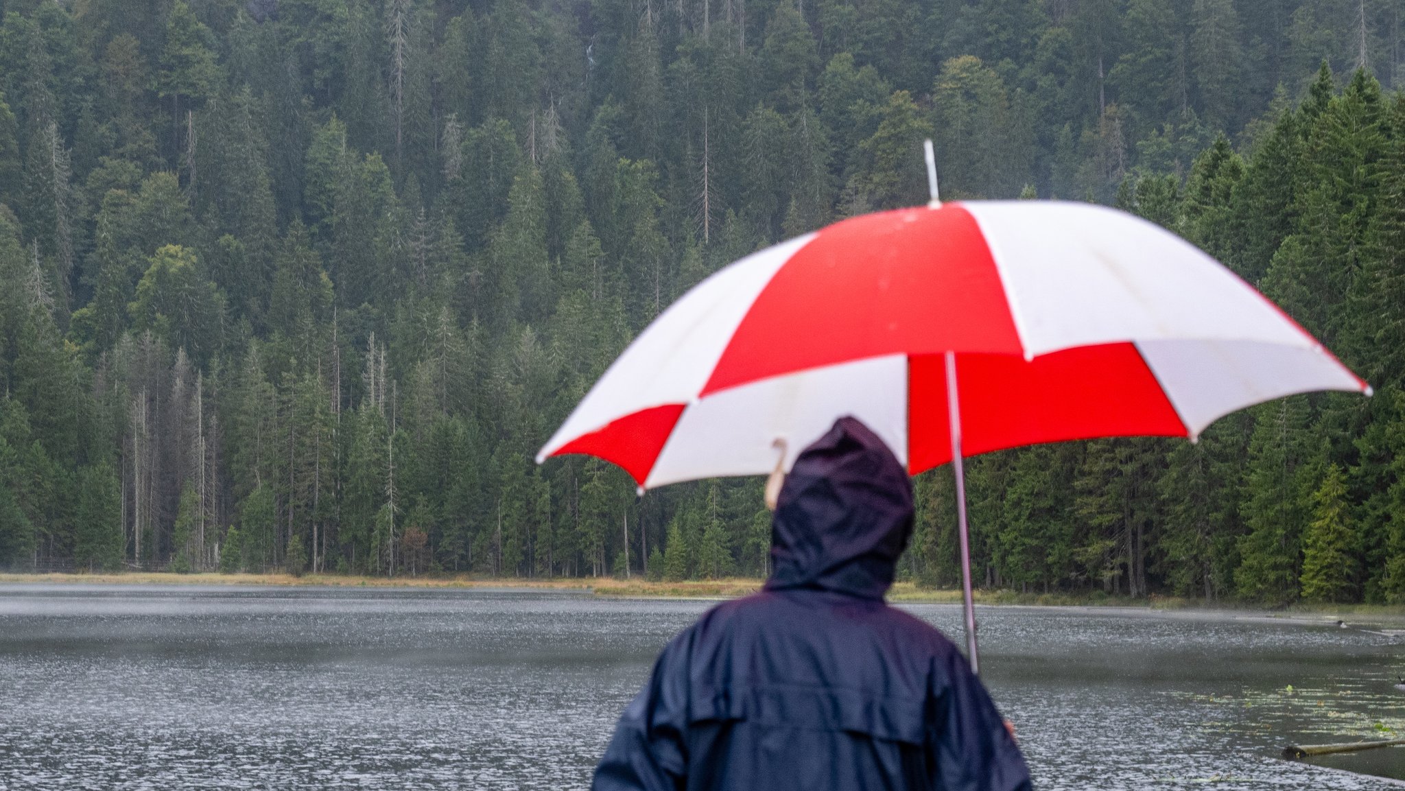 Dauerregen und Schnee - Unwetter in Teilen Bayerns