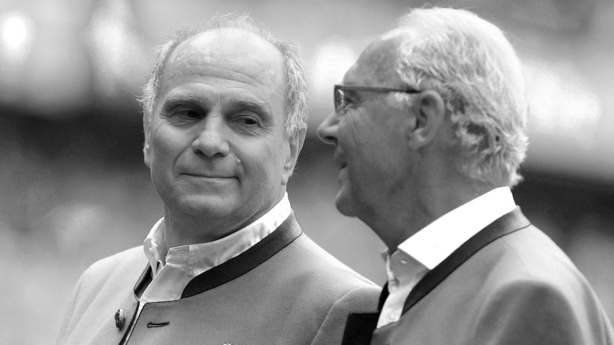 Uli Hoeneß (l.) und Franz Beckenbauer
