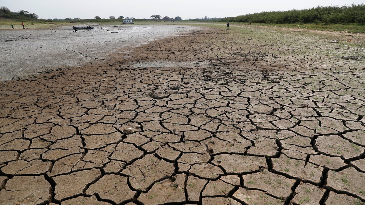 Laut Weltwetterorganisation (WMO) war 2020 eines der drei wärmsten je registrierten Jahre. Viele Flüsse vertrockneten. Im Bild: der Río Paraguay