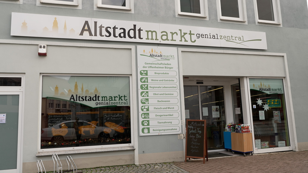 Der Altstadtmarkt in Uffenheim