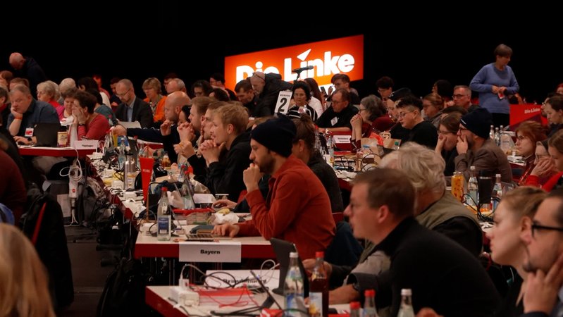 Bundesparteitag der Linken in Augsburg