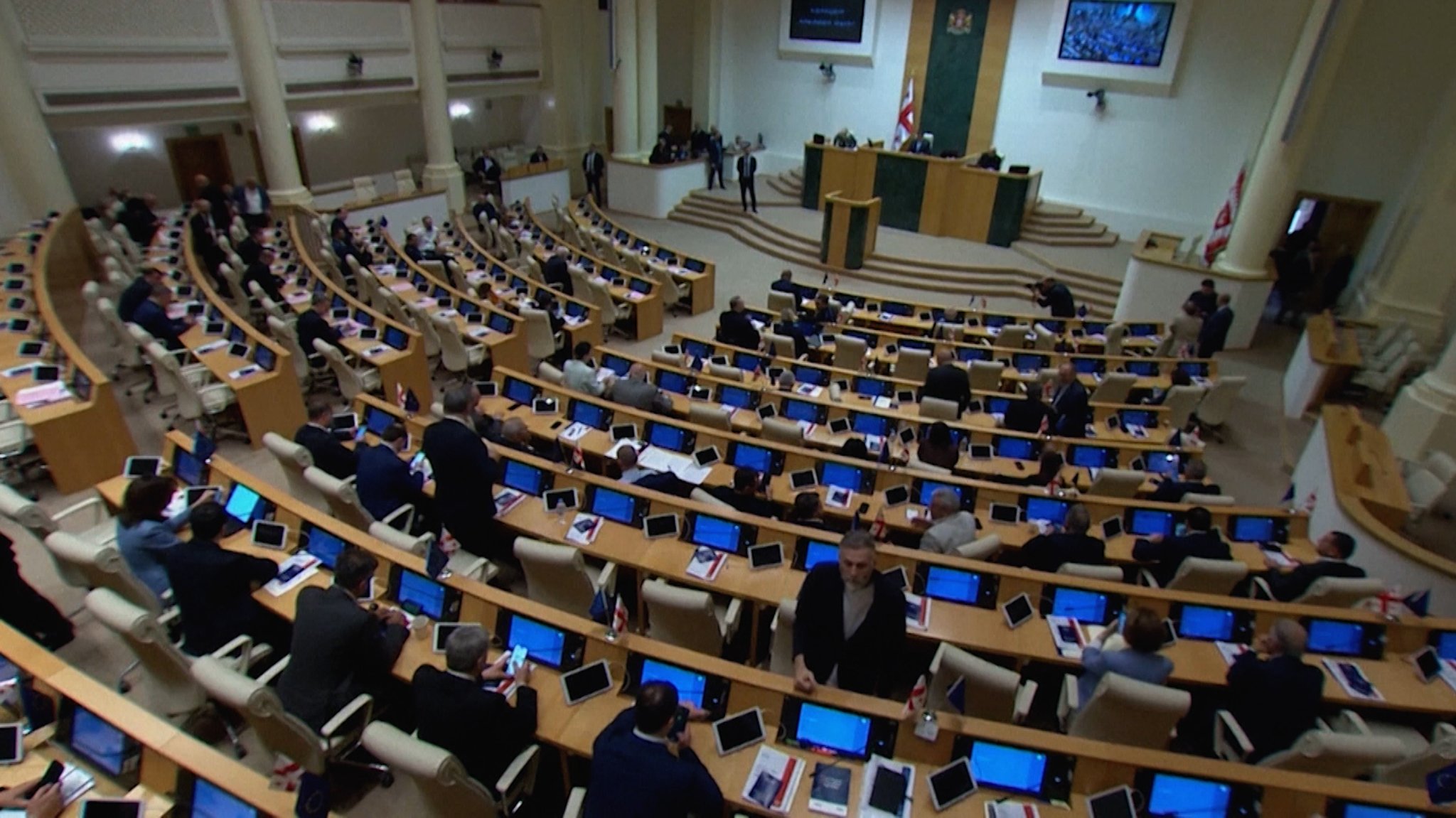 Blick in Georgiens Parlament.