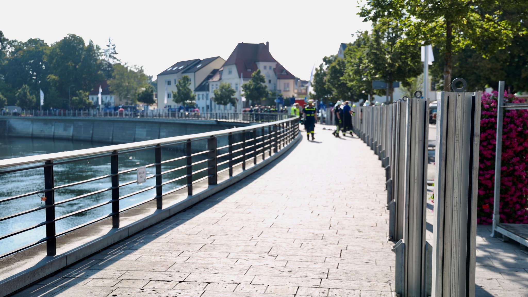 Hochwasserübung Neuburg an der Donau