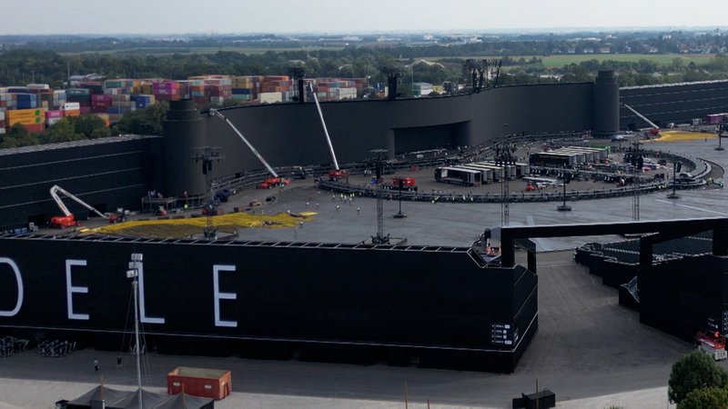 So lief der Abbau des Adele-Universums in München | Bild: Bayerischer Rundfunk 2024 So lief der Abbau des Adele-Universums in München