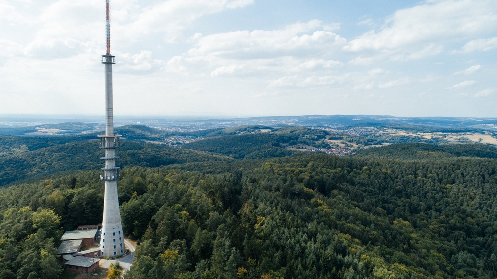 Sendeanlage am Pfaffenberg bei Bessenbach.