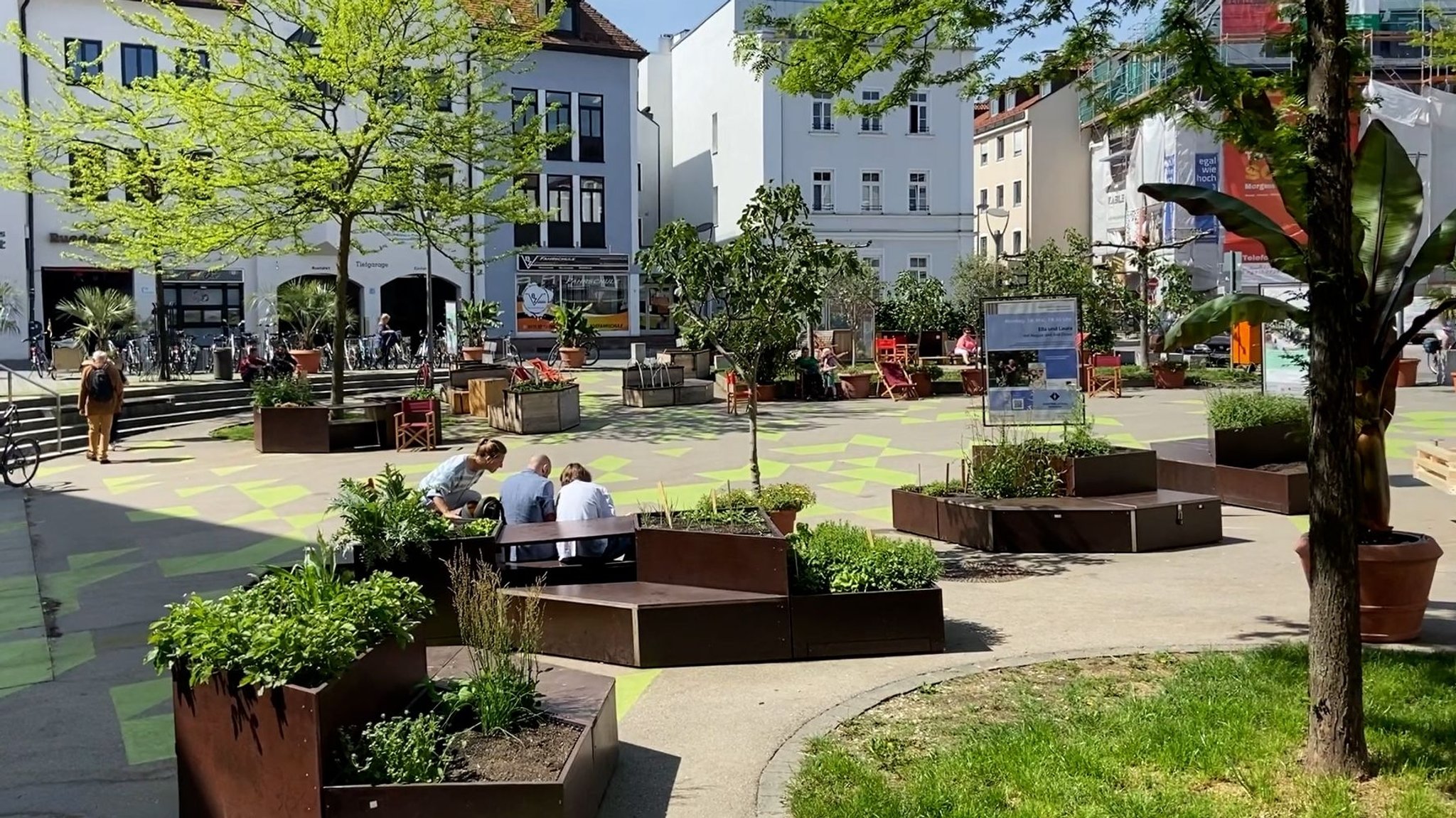 Der Salzstadel in Rosenheim - ein Platz zum Chillen und Verweilen