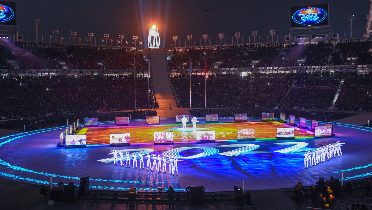 Schlussfeier der Olympischen Spiele in Peking