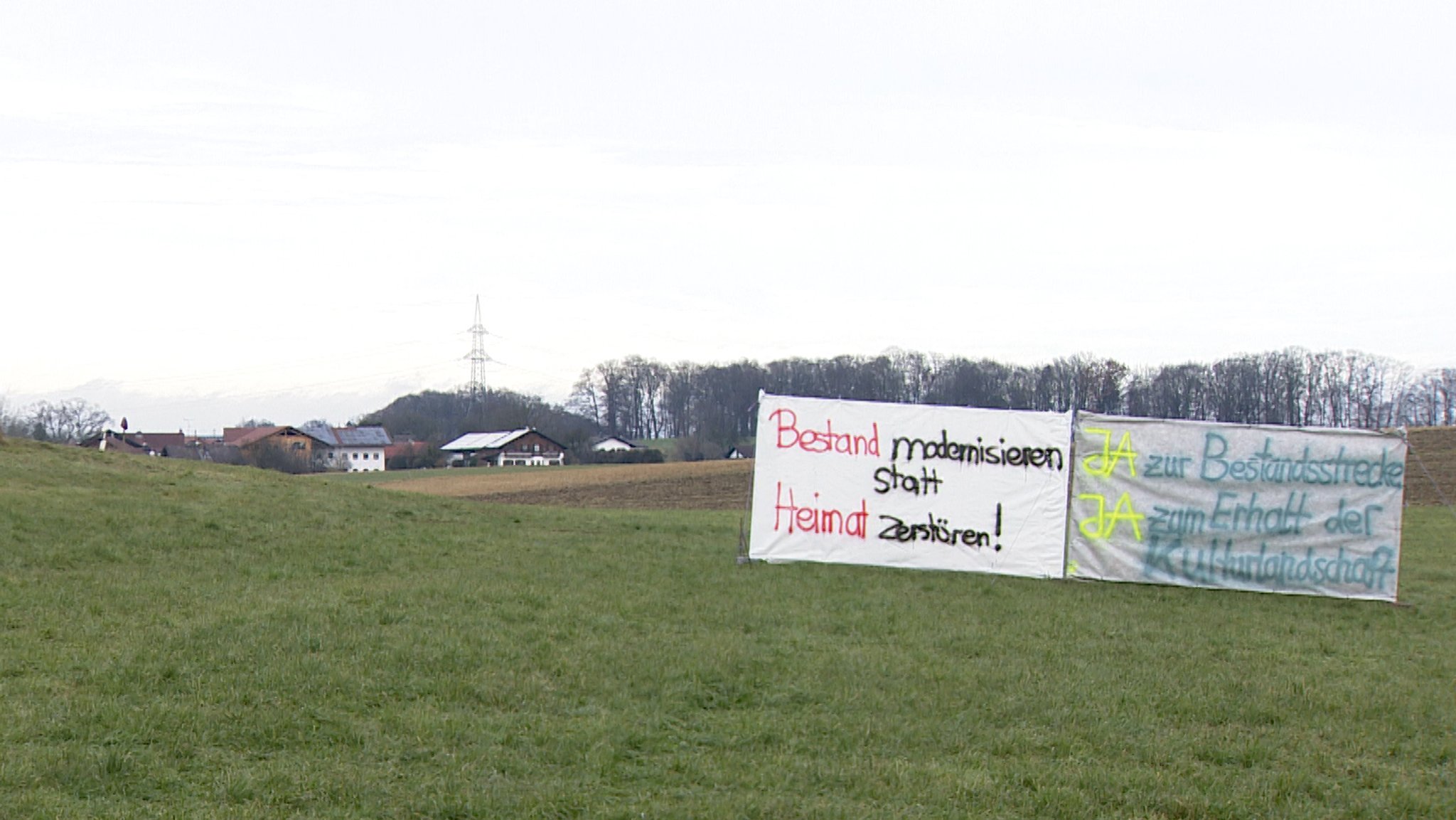 Vor allem Landwirte fürchten um ihre Flächen bei einem möglichen Streckenneubau.