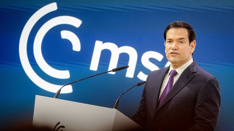 Rubio auf der Münchner Sicherheitskonferenz | Bild: dpa-Bildfunk/Kay Nietfeld Rubio auf der Münchner Sicherheitskonferenz