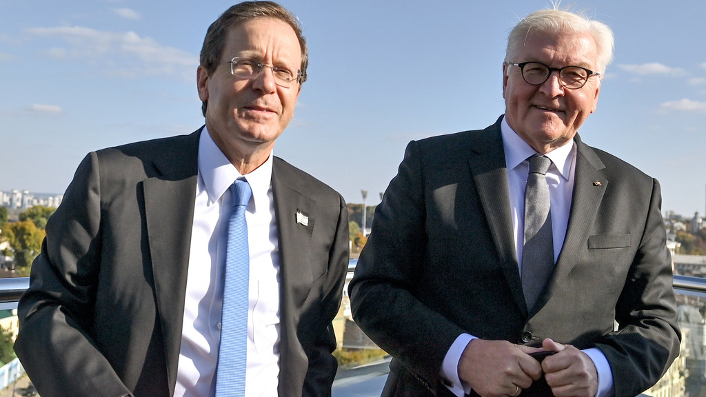 Israels Präsident Herzog und Bundespräsident Steinmeier 