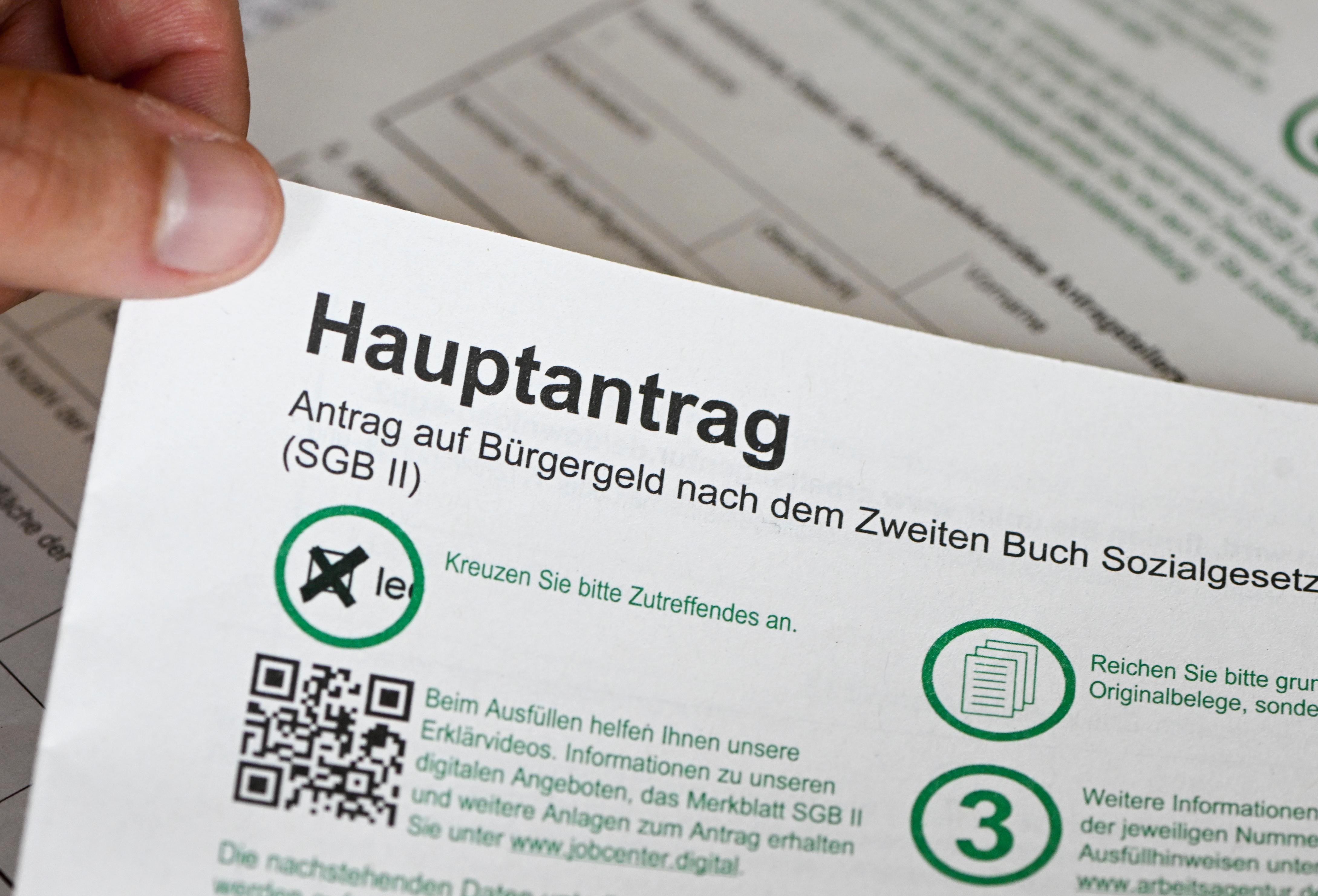 Antrag auf Bürgergeld (Symbolbild)
