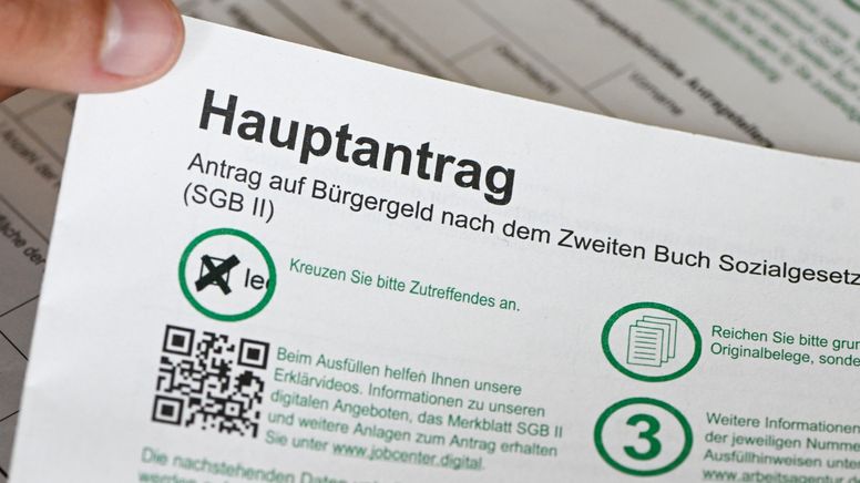 Antrag auf Bürgergeld (Symbolbild) | Bild:pa/dpa/ Jens Kalaene