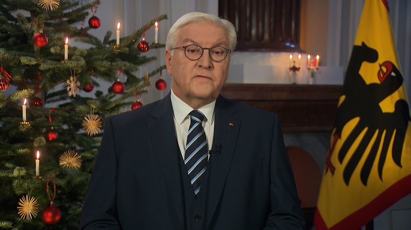 Die Ereignisse von Magdeburg beschäftigen auch Bundespräsident Frank-Walter Steinmeier in seiner Weihnachtsansprache. | Bild: Bayerischer Rundfunk 2024 Die Ereignisse von Magdeburg beschäftigen auch Bundespräsident Frank-Walter Steinmeier in seiner Weihnachtsansprache.