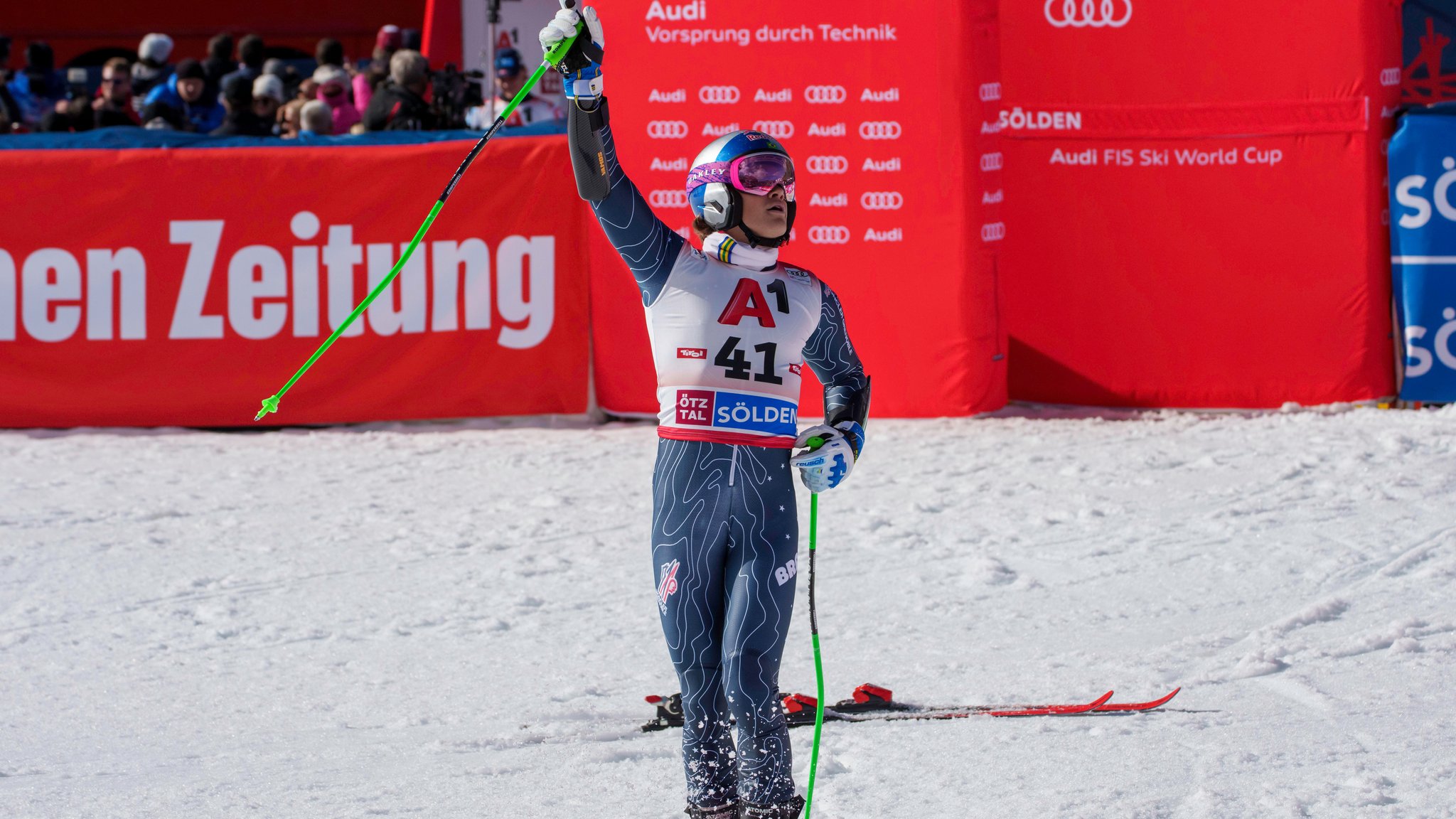 Riesenslalom in Sölden: Hirscher und Braathen heizen Stimmung an