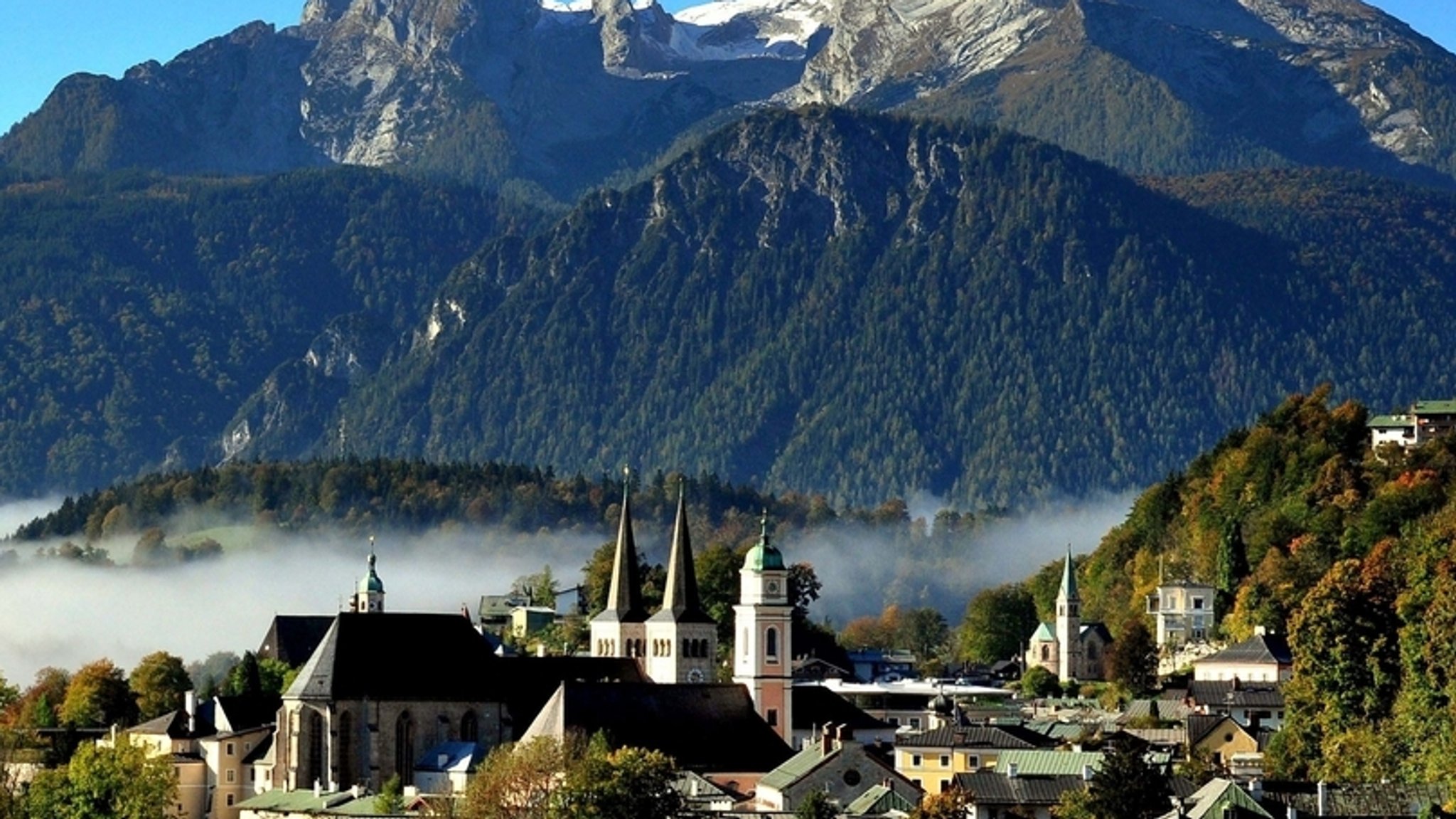 Blick auf Berchtesgaden.