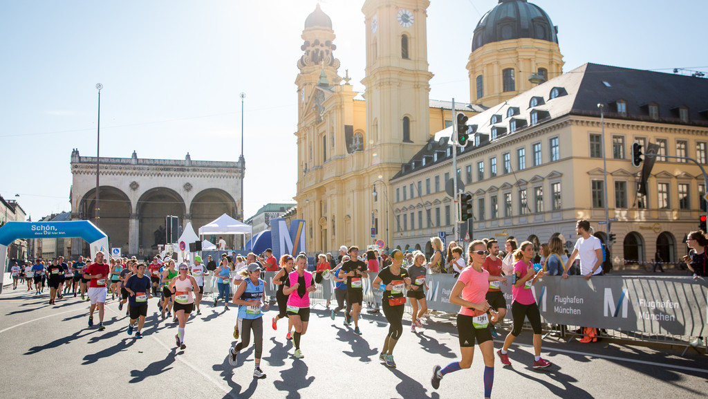München Marathon am Odeonsplatz