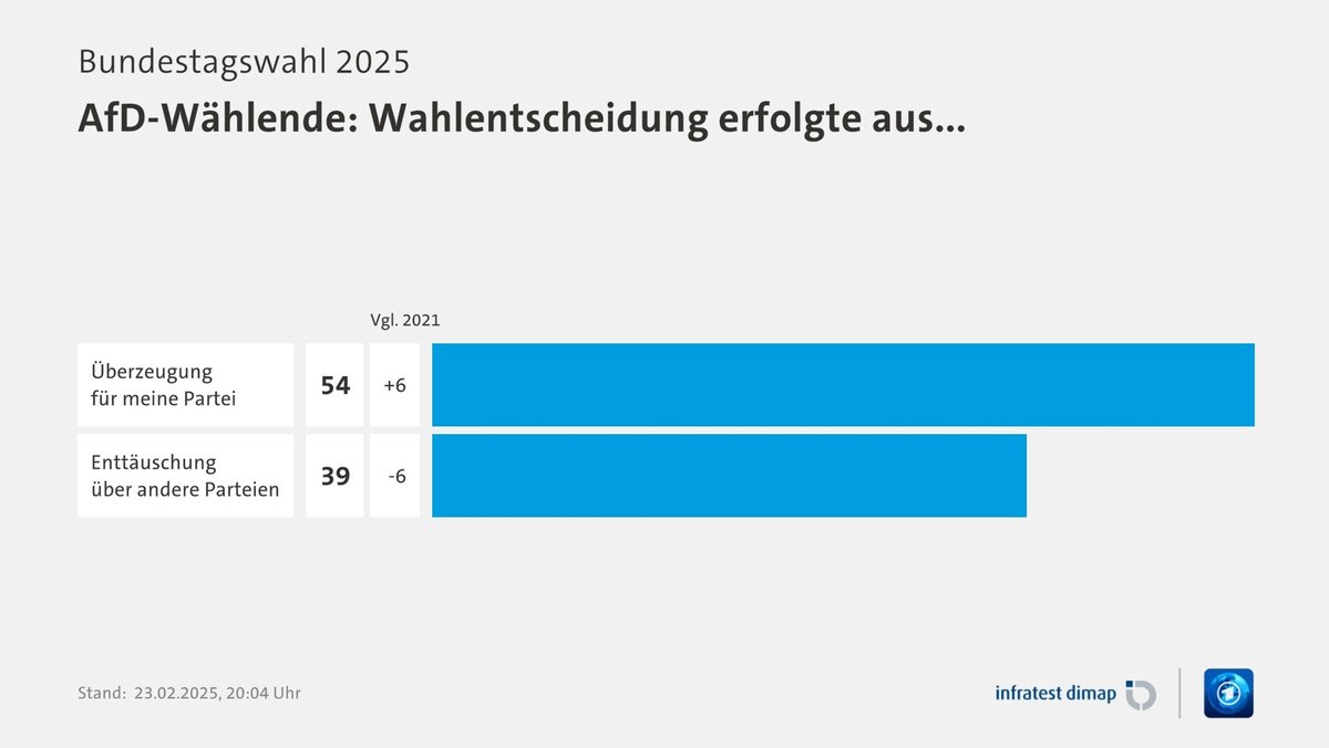 Motiv der AfD-Wähler: Prostest oder Überzeugung?