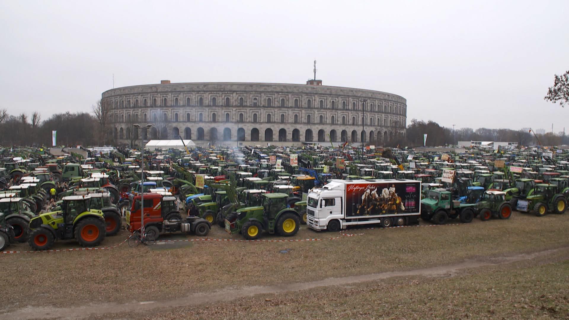 Bauernprotest in Nürnberg