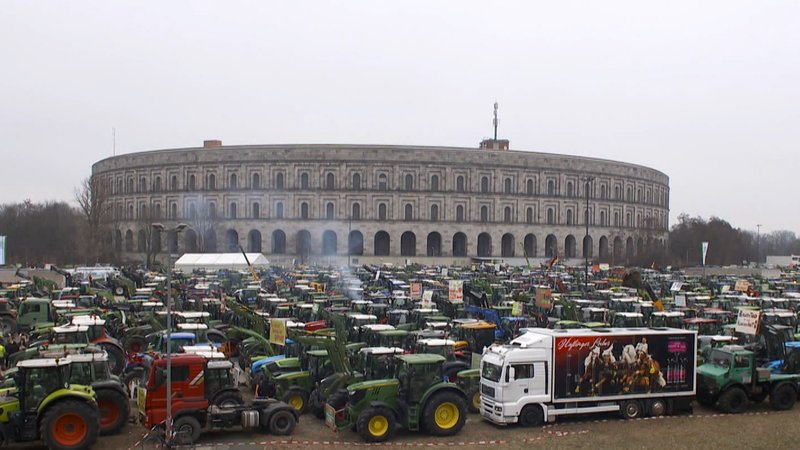 Bauernprotest in Nürnberg | Bild: BR Bauernprotest in Nürnberg