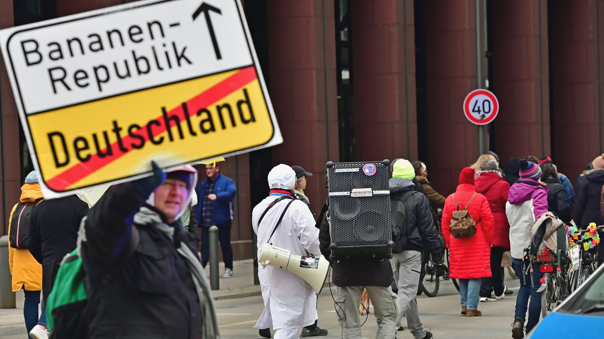 Querdenker-Demo im Januar 2023 in Berlin