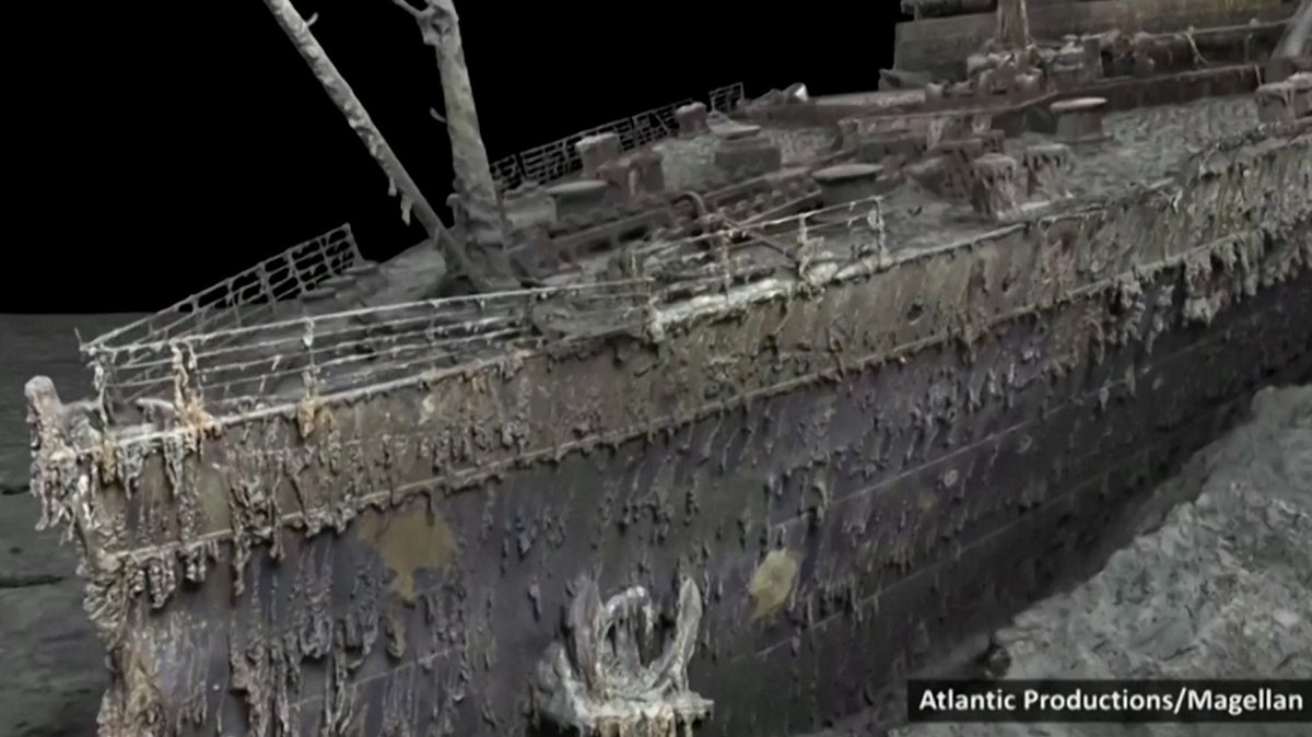 BBC veröffentlicht 3D-Aufnahmen der Titanic