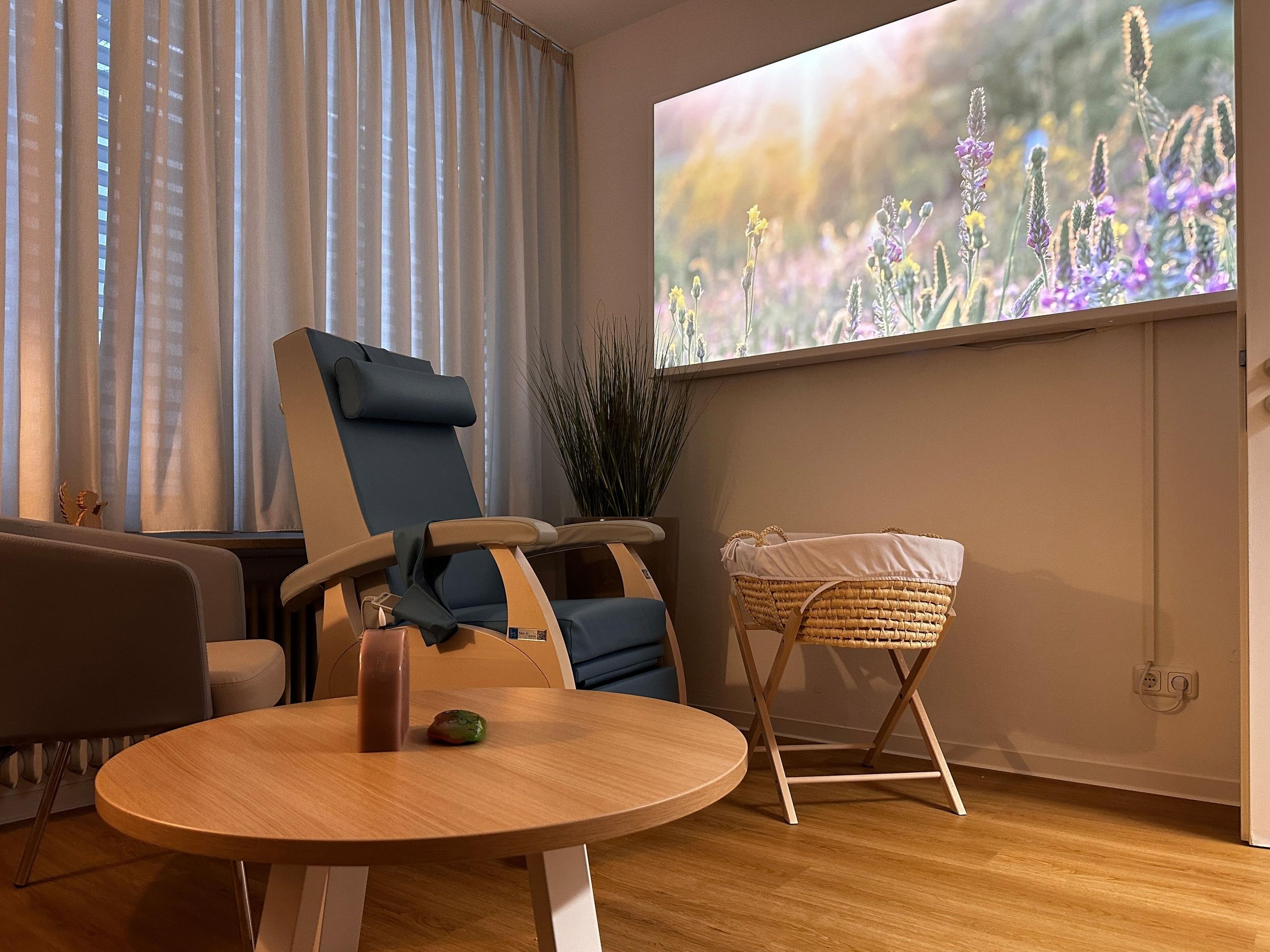 Abschiedsraum für Eltern und ihre KInder in der Cnopfschen KInderklinik