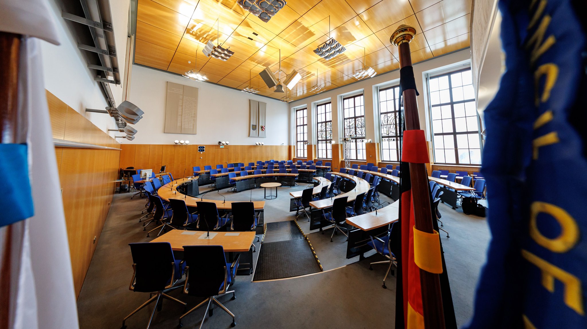 Der Große Sitzungssaal im Rathaus Nürnberg.