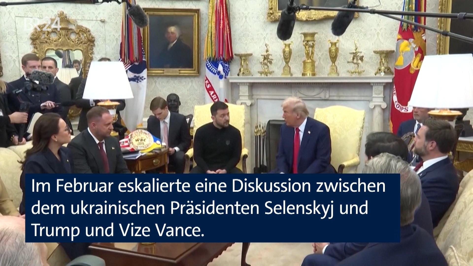 US-Präsident Donald Trump hat Bundeskanzler Friedrich Merz bei dessen Antrittsbesuch im Weißen Haus freundschaftlich empfangen