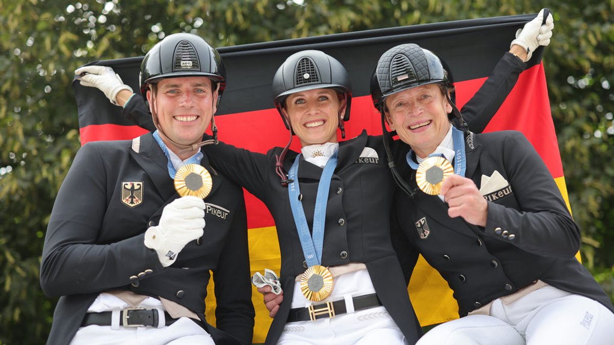 Frederic Wandres, Jessica von Bredow-Werndl und Isabell Werth