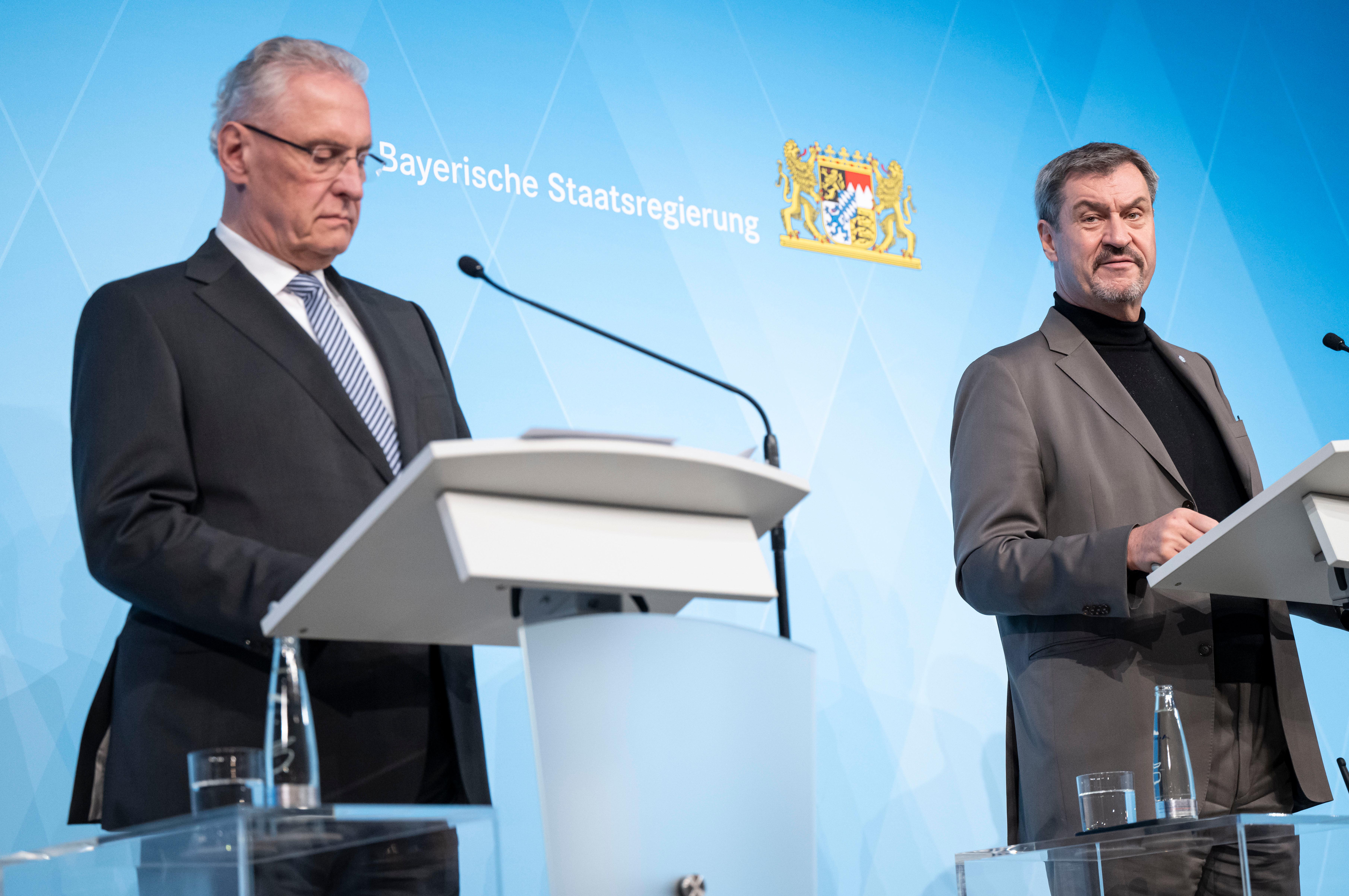 Joachim Herrmann und Markus Söder
