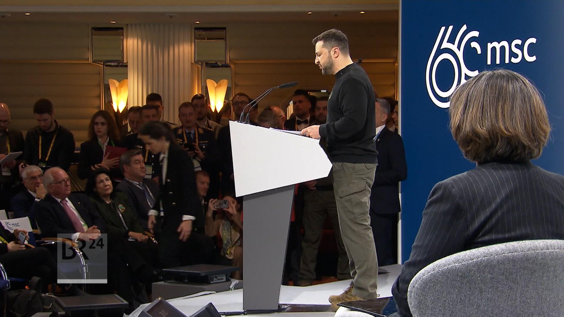 Selenskyj bei Münchner Sicherheitskonferenz