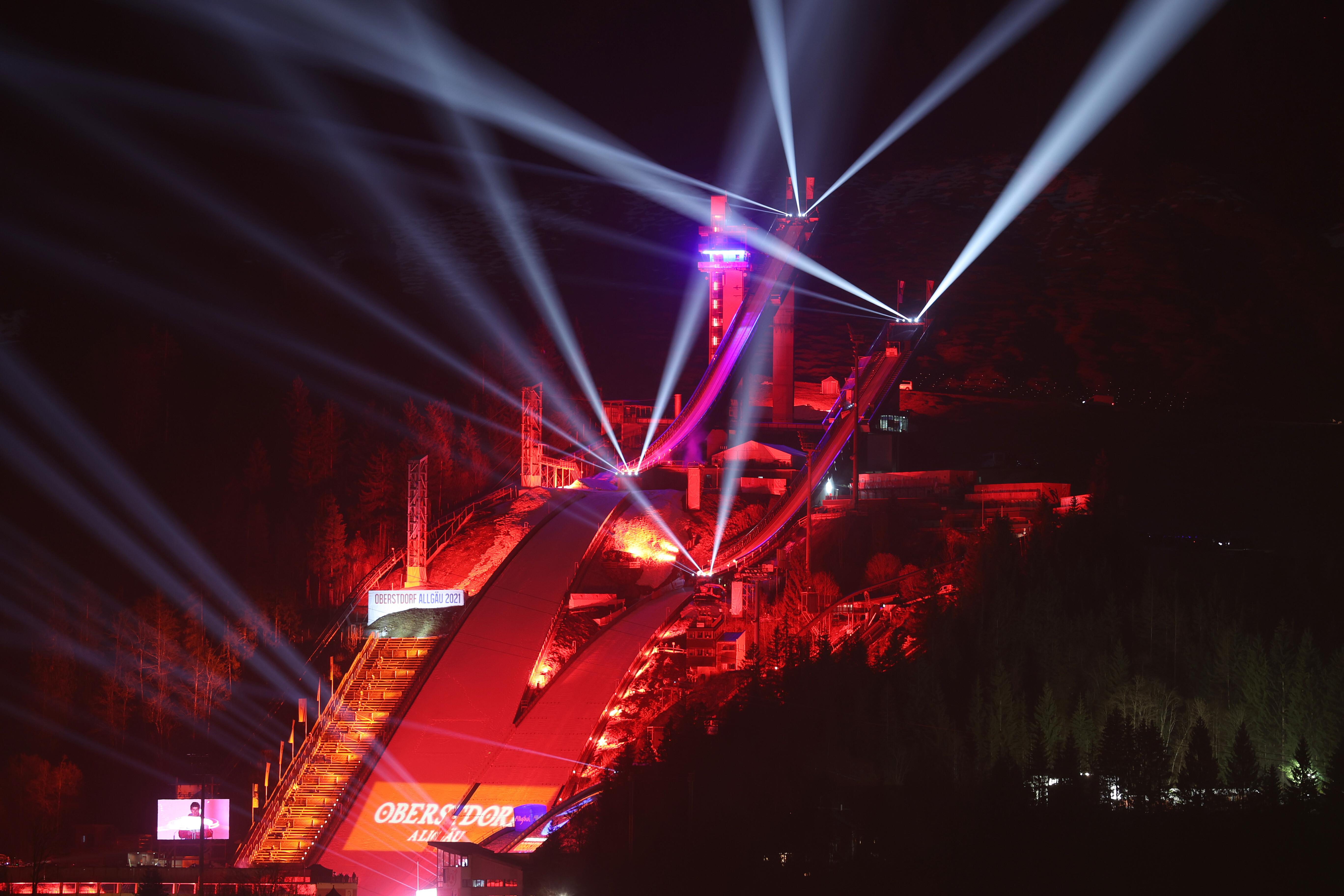 Eröffnungsfeier der Nordischen Ski-WM in Oberstdorf 2021