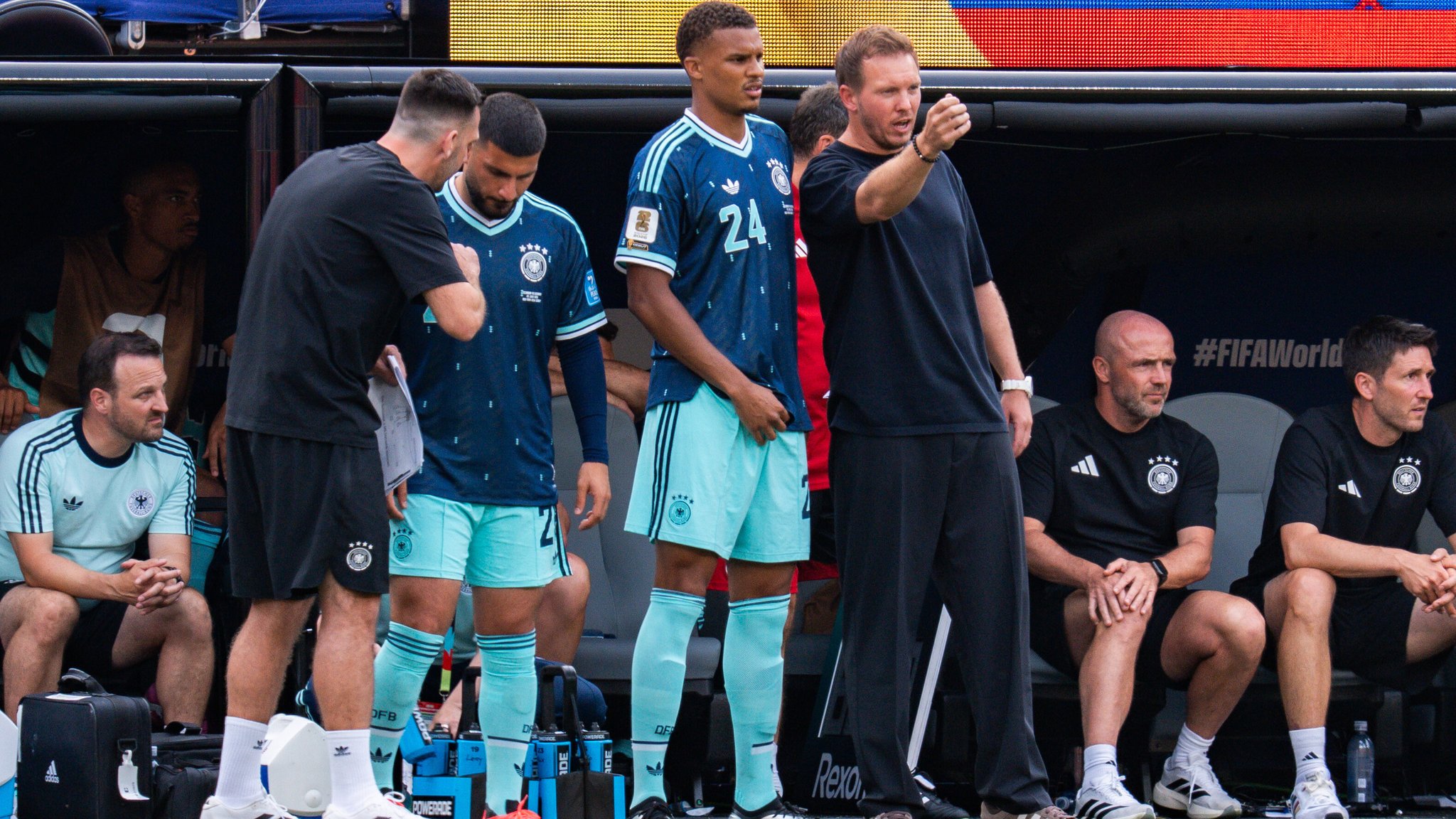 Deniz Undav und Malick Thiaw kamen für Kai Havertz und Joshua Kimmich ins Spiel