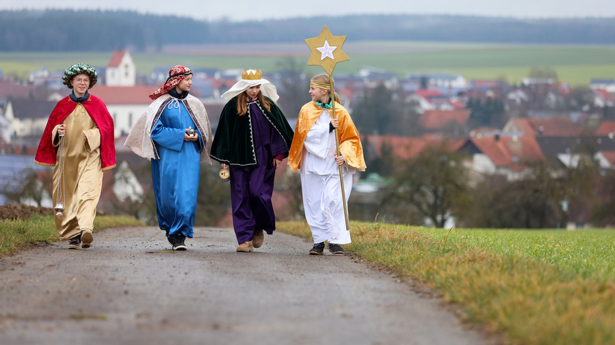 Sternsinger sind am Dreikönigstag unterwegs