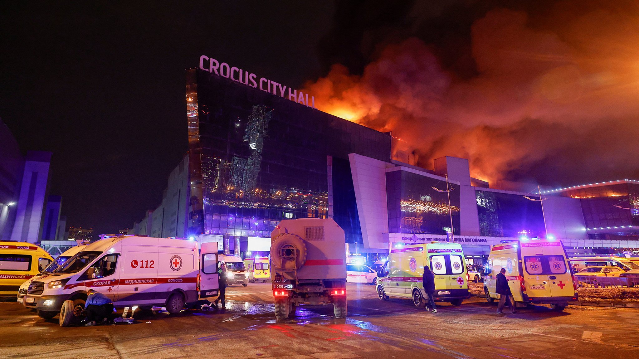 Nach dem Terror-Anschlag nahe Moskau ist das Entsetzen international groß. 