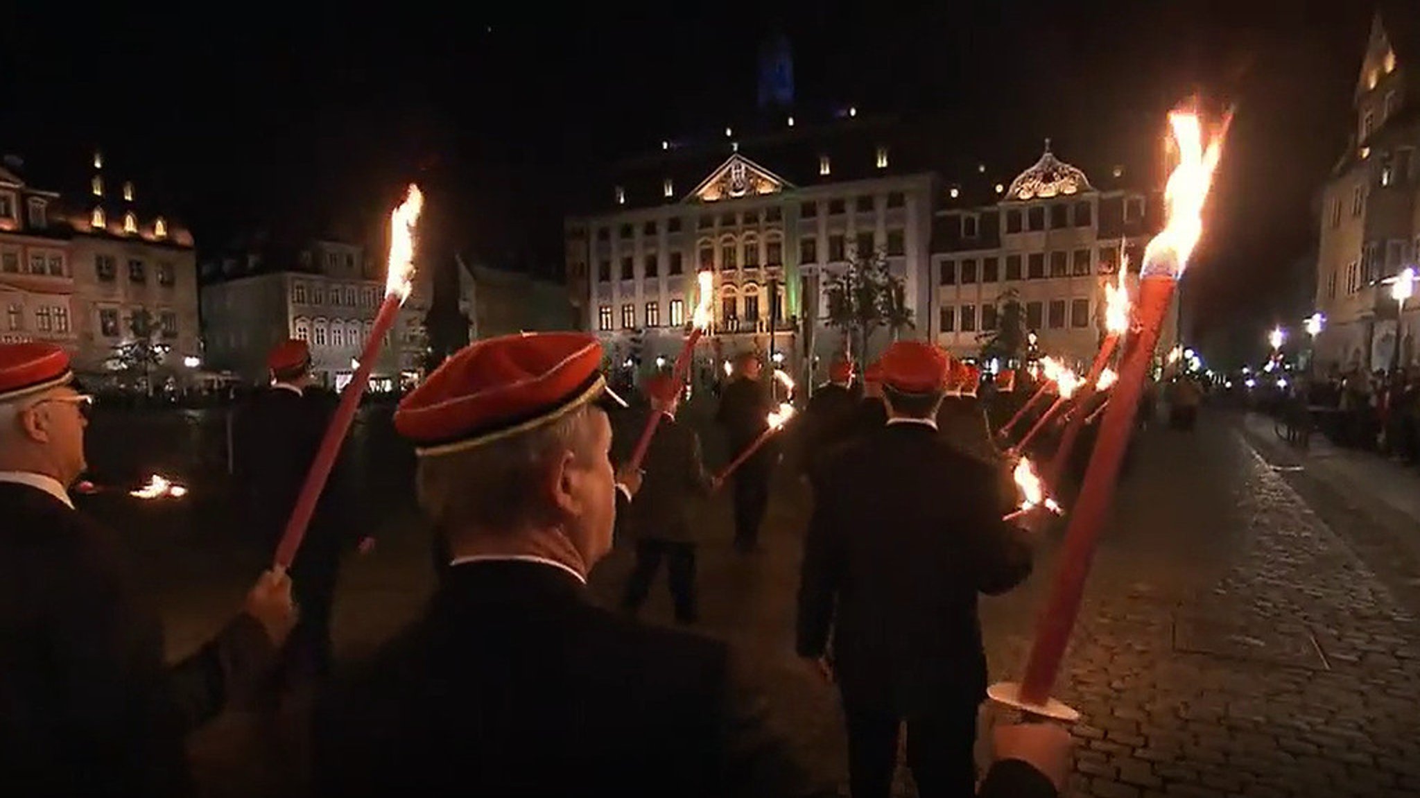 Fackelmarsch beim Coburger Convent