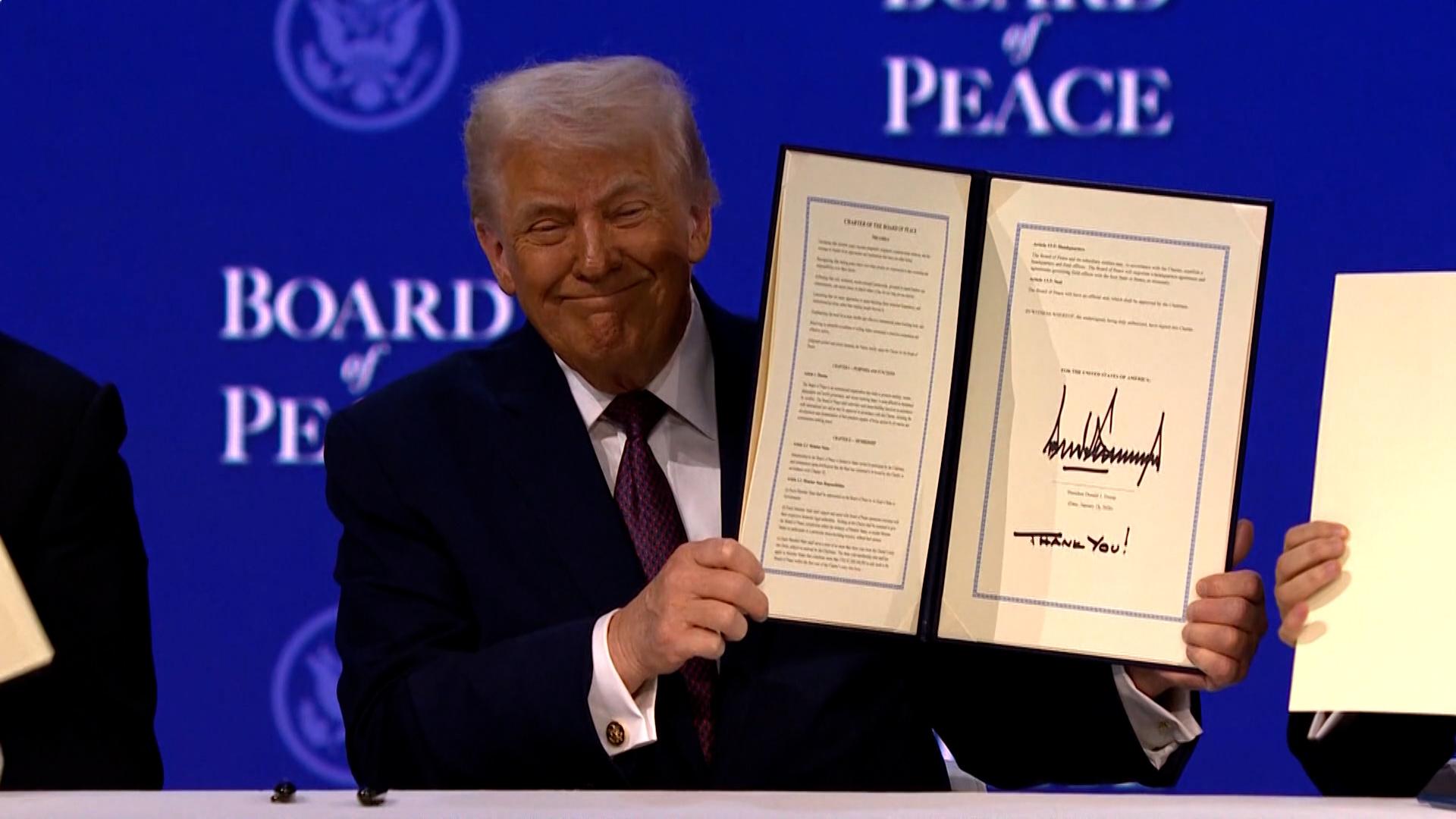 Trump gründet in Davos "Friedensrat"