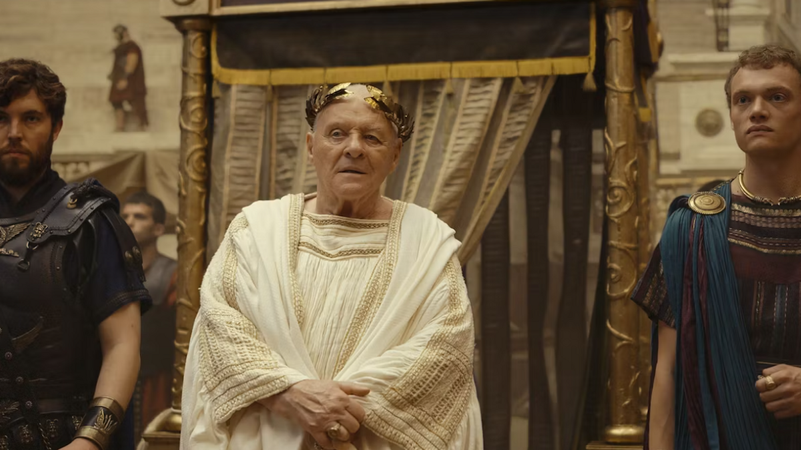 Anthony Hopkins in "Those about to die" | Bild: Peacock Anthony Hopkins in "Those about to die"