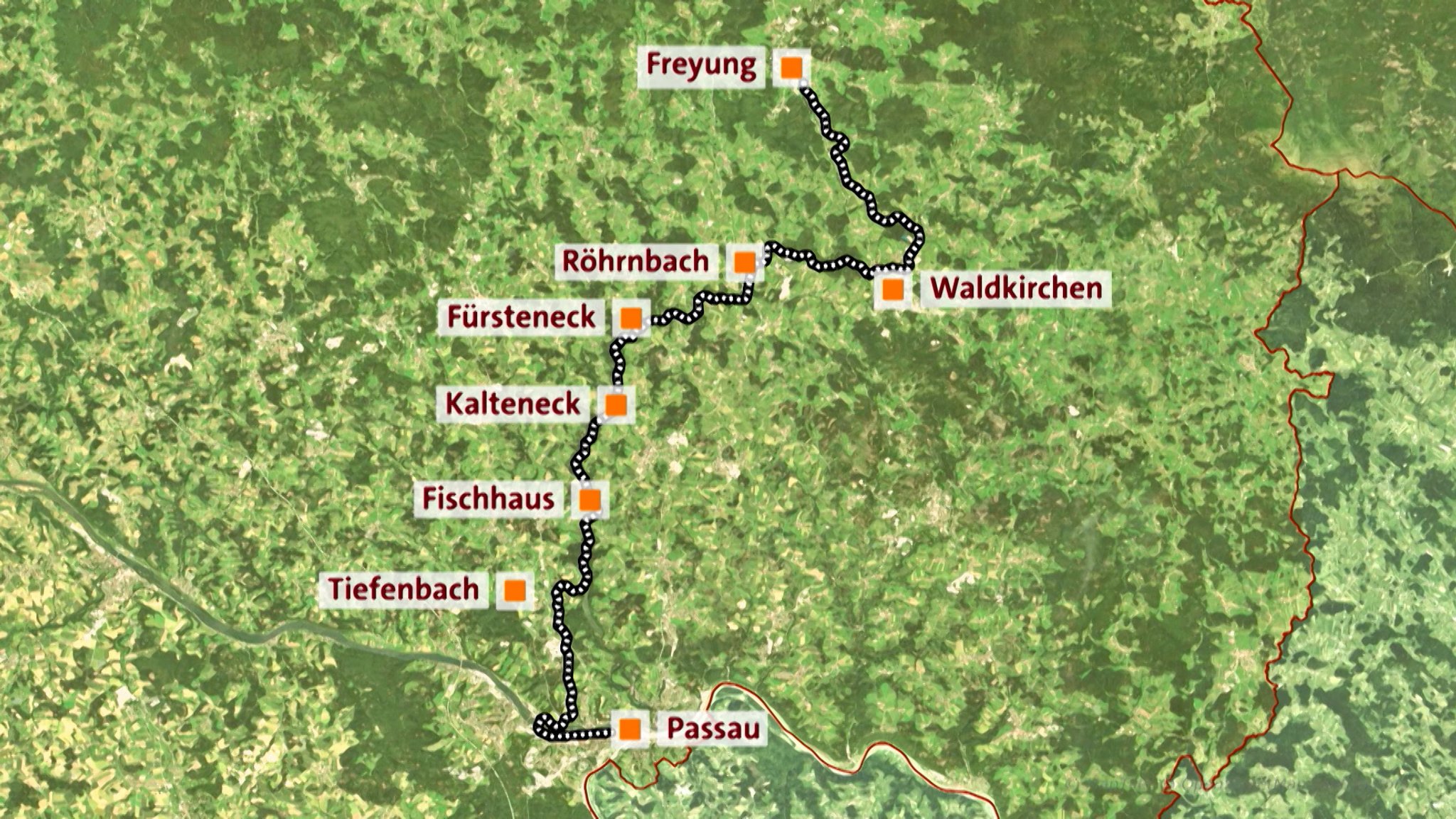 Es ist eine der schönsten Bahnstrecken in Bayern: romantisch entlang der Ilz, durch Tunnel und Wälder - die Ilztalbahn von Passau nach Freyung. | Bild: Bayerischer Rundfunk 2026 Es ist eine der schönsten Bahnstrecken in Bayern: romantisch entlang der Ilz, durch Tunnel und Wälder - die Ilztalbahn von Passau nach Freyung.