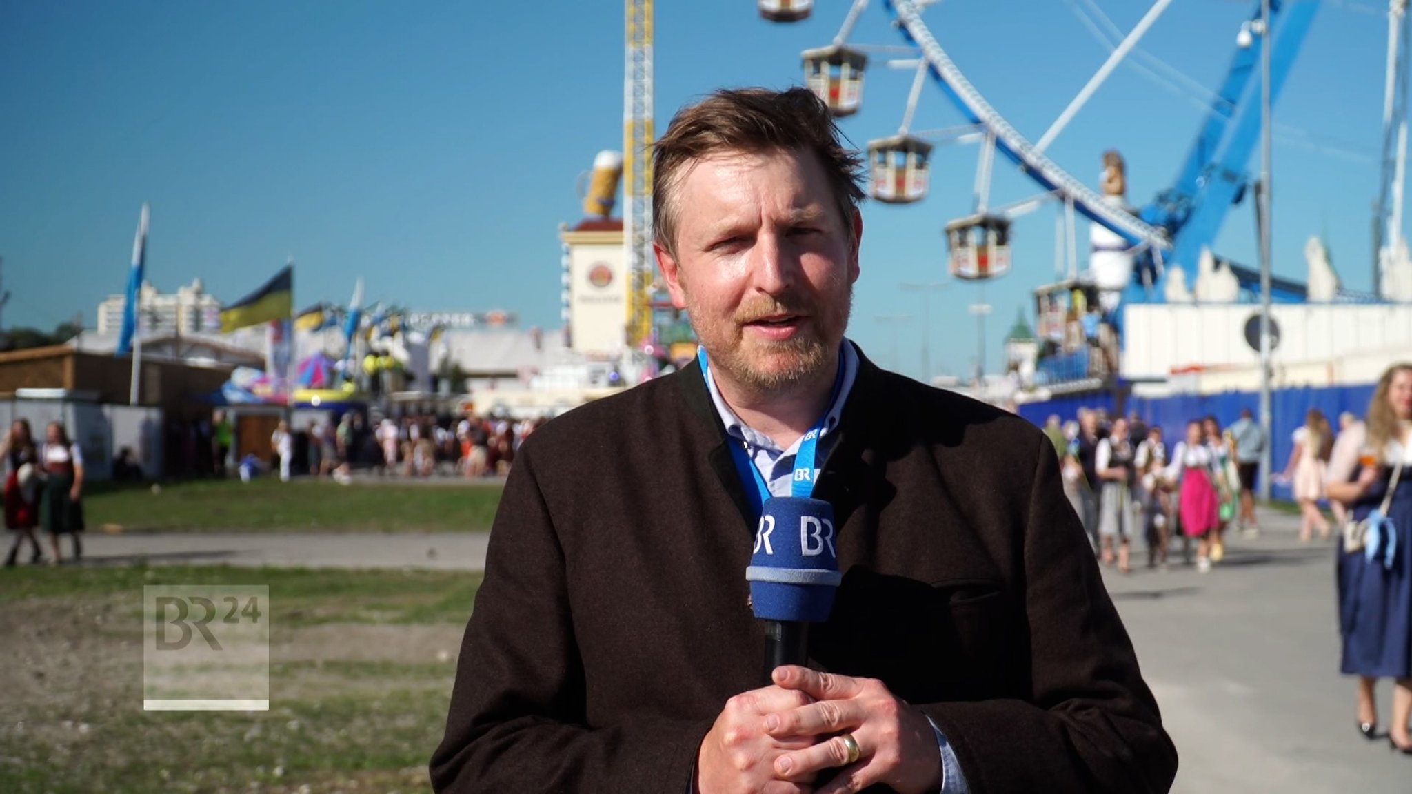 Start der Wiesn: Interview mit BR-Reporter Moritz Steinbacher